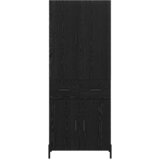  Highboard Crni hrast 69,5 x 34 x 180 cm Konstruirano drvo | shoptok.hr