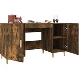  Radni stol boja dimljenog hrasta 140x50x75 cm konstruirano drvo | shoptok.hr