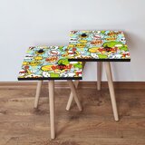 Hanah home set klub stočića 2Shp9, 2 komada, Šareni | ePonuda.com