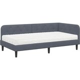  Kutni okvir kreveta Tamno siva 90 x 200 cm Baršun | Eponuda.com