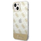 Guess GLITTER LOGO IPHONE 14 ovitek zlat, (20401458) Cene