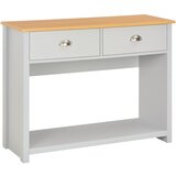 Maison Chic konzolna miza - miza ob steni siva 97x35x76 cm, (21785755) | Shoptok.si