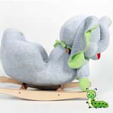 Russ Toys plišana njihalica ljuljaška slonče zeleno sivo