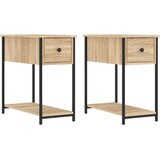 vidaXL Noćni ormarići 2 kom boja hrasta 30x60x60 cm konstruirano drvo | shoptok.hr