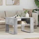  Klubska miza Betonsko siva 66 x 53 x 45 cm Konstruiran les, (5000121314) | Shoptok.si