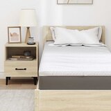  Nadmadrac Bijelo 70 x 200 cm Pleteno platno | shoptok.hr