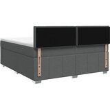  LED okvir za krevet s madracem Tamnosiva 180 x 200 cm Tkanina - Tamnosiva 180 x 200 cm Dizajn linija | shoptok.hr