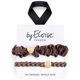 By Eloise London Bangle Set Miss Mocha elastika za lase | Shoptok.si