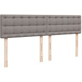 vidaXL Box spring postelja z vzmetnico taupe 180x200 cm blago | Shoptok.si
