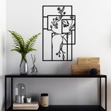 Wallity Zidna dekoracija Flower Woman 1 - L, 70 x 70 cm, Crna | Eponuda.ba
