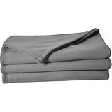 Toison D'or Posteljna pregrinjala Plaid Couverture Polaire Gris 220x240 cm Siva Cene