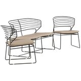 Venture Home Milano vrtna lounge garnitura, crna | shoptok.hr