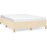  Okvir za krevet bez madraca krem 140 x 190 cm od tkanine | shoptok.hr