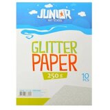 Junior jolly glitter paper papir sa šljokicama a4 250g 10k - odaberite nijansu srebrna ( 136138 ) Cene