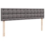  Otomanski krevet s madracima i LED sivi 180x200 cm umjetna koža | shoptok.hr
