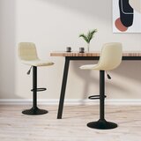  Barski stolci 2 kom krem baršunasti | shoptok.hr