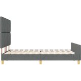 vidaXL Tamno sivi krevet 160x200 cm tkanina | shoptok.hr