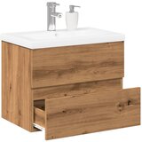 vidaXL Omarica z umivalnikom artisan hrast 61x39,5x49 cm Cene