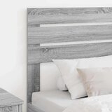  Uzglavlje s uzglavljem Siva Sonoma 90 cm Konstruirano drvo | shoptok.hr