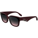 Karl Lagerfeld KL6161S 601 ONE SIZE (63) Rdeča/Siva | Shoptok.si