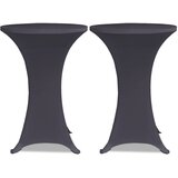 Maison Chic Prevleka za zunanjo pohištvo - Raztegljiva Prevleka za Mizo 2 kosa 60 cm Antracitna, (21795661) Cene