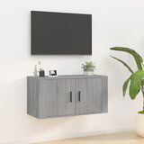 Maison Chic Stenska TV omarica - TV stojalo - Televizijska omarica siva sonoma 80x34,5x40 cm, (21702185) | Shoptok.si