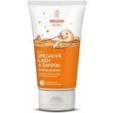 Weleda Kids Happy Orange dječja krema i šampon za tuširanje 2 u 1 150 ml | shoptok.hr