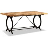  Blagovaonski Stol Masivno Grubo Obrađeno Drvo Manga 180 cm | shoptok.hr