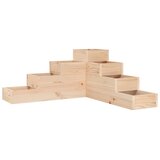  Vrtna sadilica s 4 razine 80,5 x 79 x 36 cm od masivne borovine | Eponuda.com