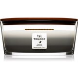 WoodWick Trilogy Warm Woods dišeča sveča z lesenim stenjem (hearthwick) 453.6 g Cene