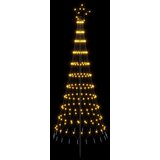  LED božićno drvce 180 cm 230 LED lampica Topla bijela Željezo - Topla bijela 180 cm | shoptok.hr