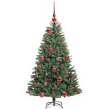  Umjetno božićno drvce s nogom Zelena 120 cm PVC i metal | shoptok.hr