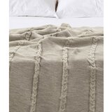 Oyo Concept Bež bombažno pregrinjalo za zakonsko posteljo 200x220 cm Trenza – Oyo Concept Cene