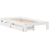  Okvir kreveta bez madraca bijeli 90 x 200 cm masivna borovina | shoptok.hr