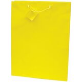  Darilna vrečka, plastificirana, jumbo, mat rumena Cene