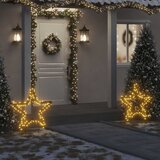  Ukrasno božićno svjetlo sa šiljcima zvijezda 115 LED 85 cm | shoptok.hr