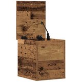  Kutija za spremanje s pohranom Staro drvo 30 x 35 x 35 cm | shoptok.hr