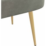  Oblikovana klupa s naslonjačem Svjetlosiva 110 x 60 x 76 cm | shoptok.hr