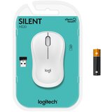 Logitech M220 Silent brezžična optična bela miška | Shoptok.si