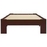  Okvir za krevet od masivne borovine tamnosmeđi 90 x 200 cm | shoptok.hr
