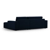 Micadoni Tamno plava sklopiva kutna garnitura od bouclé tkanine (s desnim kutom) Jodie – Home | shoptok.hr