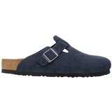 Birkenstock Boston Suede Leather Narrow - New Navy Plava | shoptok.hr