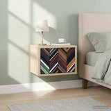  Wall-mounted noćni ormarić OMMEN Hrast sonoma 36 x 33 x 25 cm | shoptok.hr