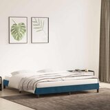  Okvir kreveta bez madraca tamnoplavi 180x210 cm baršun | shoptok.hr