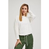 Marisse Women's Sweatshirt L-Bl-4305 Off White | shoptok.hr