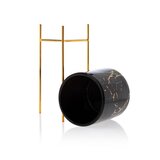  Stalak za cveće NILA 28x11 cm crna/zlatna | Eponuda.com