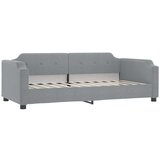  Dnevni krevet na razvlačenje svjetlosivi 90 x 190 cm od tkanine | shoptok.hr
