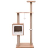  Penjalica za mačke s prostirkom za grebanje od sisala 123 cm | shoptok.hr