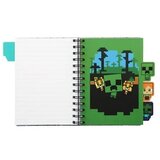 Paladone Bilježnica Creeper s pet pregrada i spiralnim uvezom | shoptok.hr