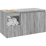  Set namještaja za kupaonicu 2 kom. Siva Sonoma 62,5 x 44,5 x 50 cm | shoptok.hr